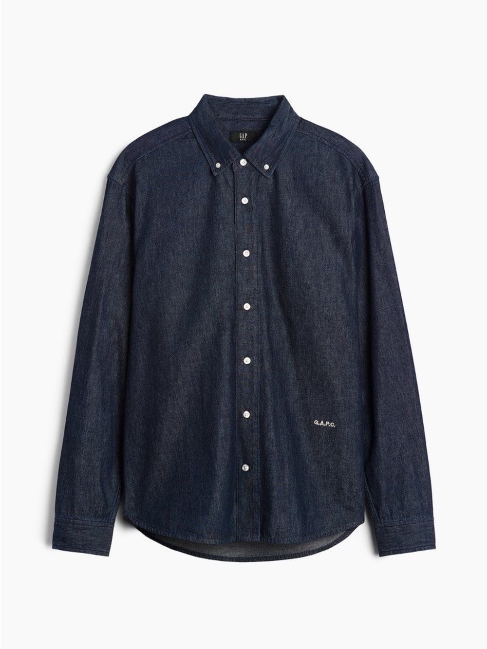Gap x A.P.C. Denim Relaxed Shirt XL Rinse NWT